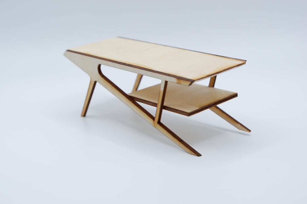 Mid-Century Modern Coffee Table Kit - 1:12