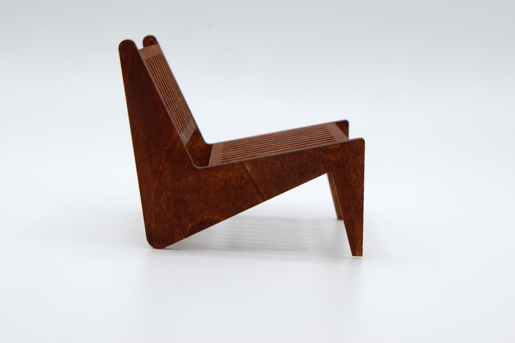 Mid-Century Modern Chair and Cushions Kit - 1:12