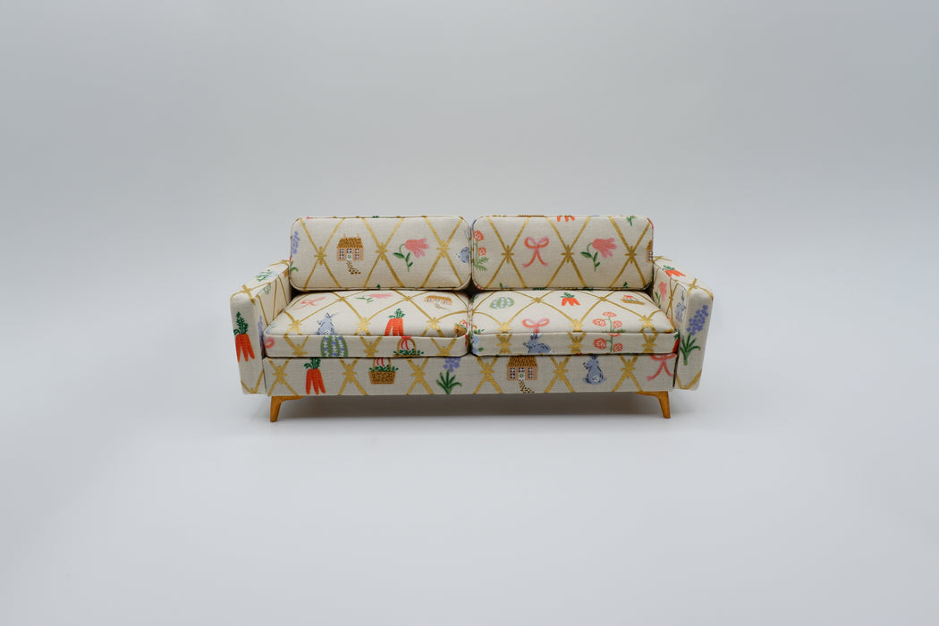Spring Mid-Century Modern Sofa - 1:12
