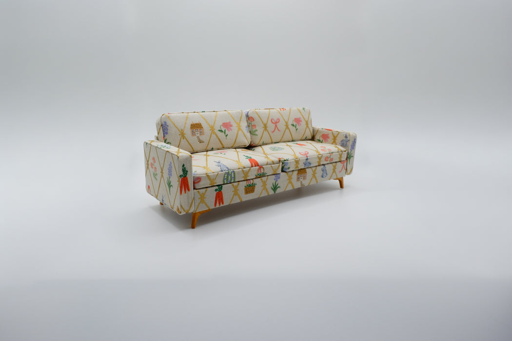 Spring Mid-Century Modern Sofa - 1:12