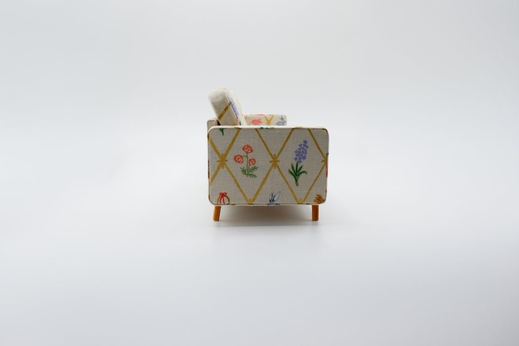 Spring Mid-Century Modern Sofa - 1:12