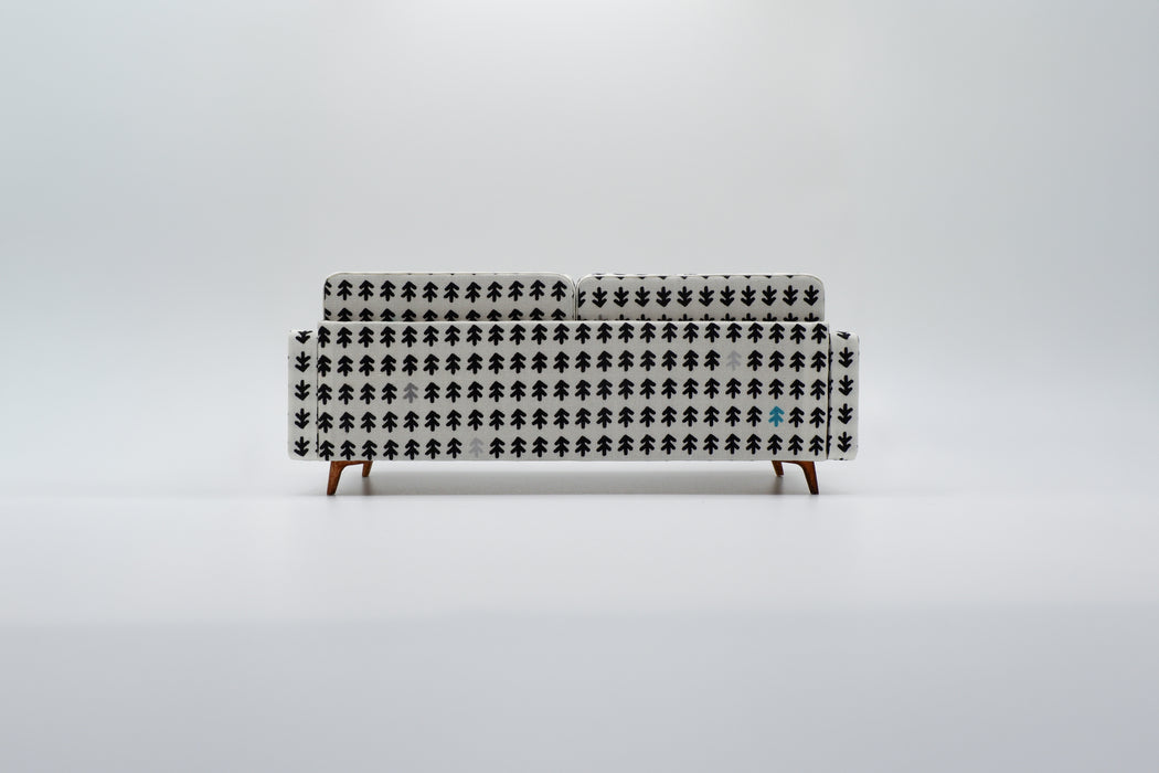Winter Mid-Century Modern Sofa - 1:12