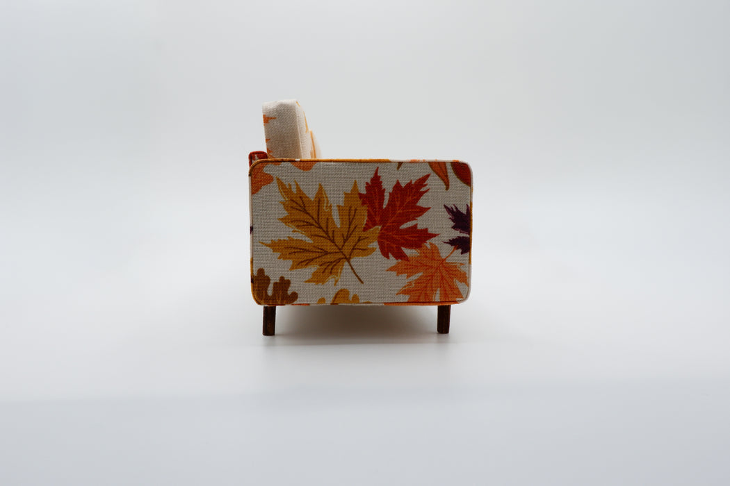 Fall Leaves Mid-Century Modern Sofa - 1:12