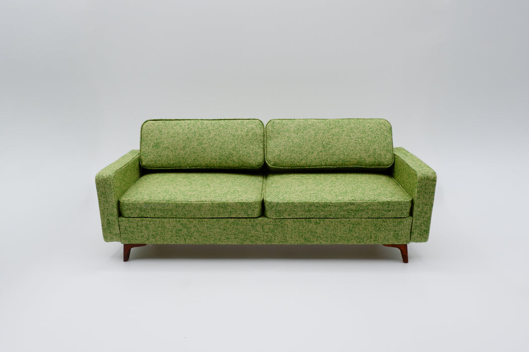 Green Mid-Century Modern Sofa - 1:12