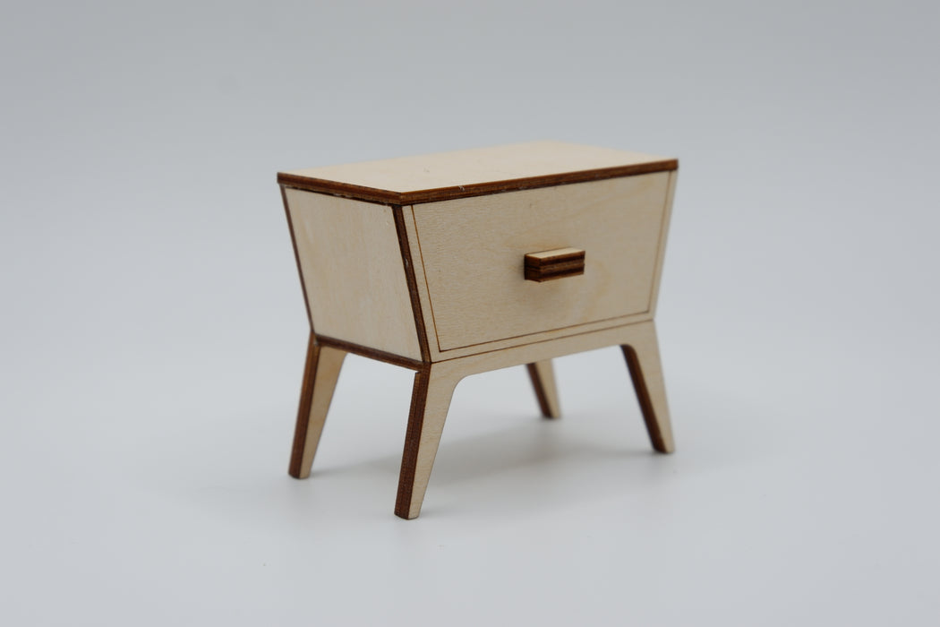 Mid-century Modern Side Table Kit - 1:12