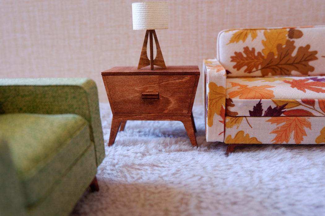 Mid-century Modern Side Table Kit - 1:12