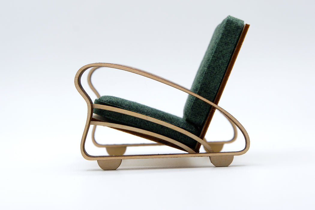 Art Deco Lounge Chair Kit - 1:12