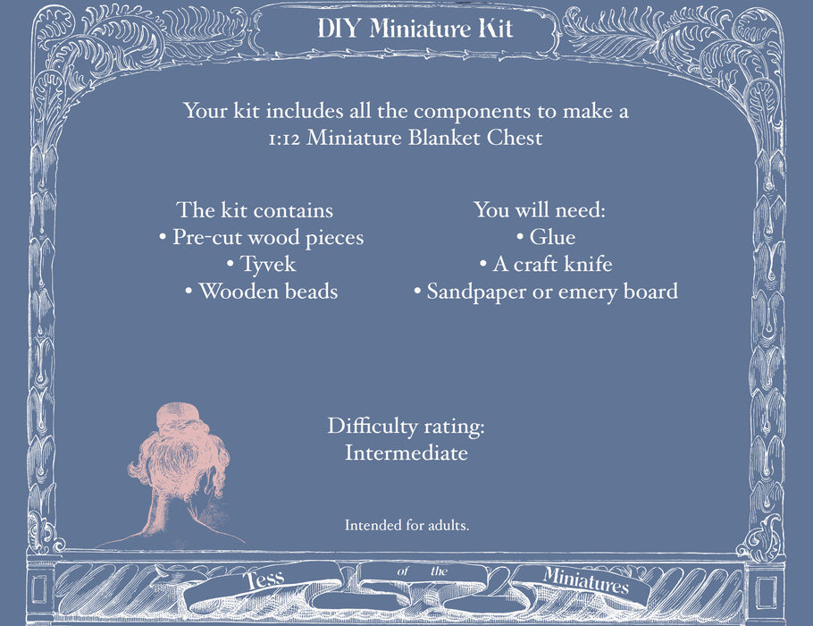 Blanket Chest Kit - 1:12